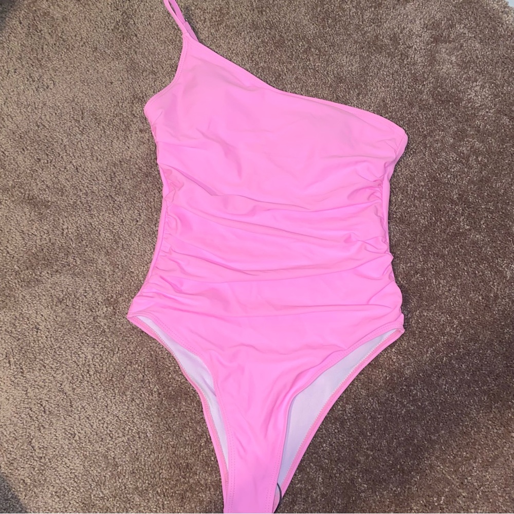 Brand new NWT one shoulder one piece swimsuit